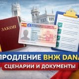 Продление ВНЖ DANA в Испании 2026: 4 сценария и документы