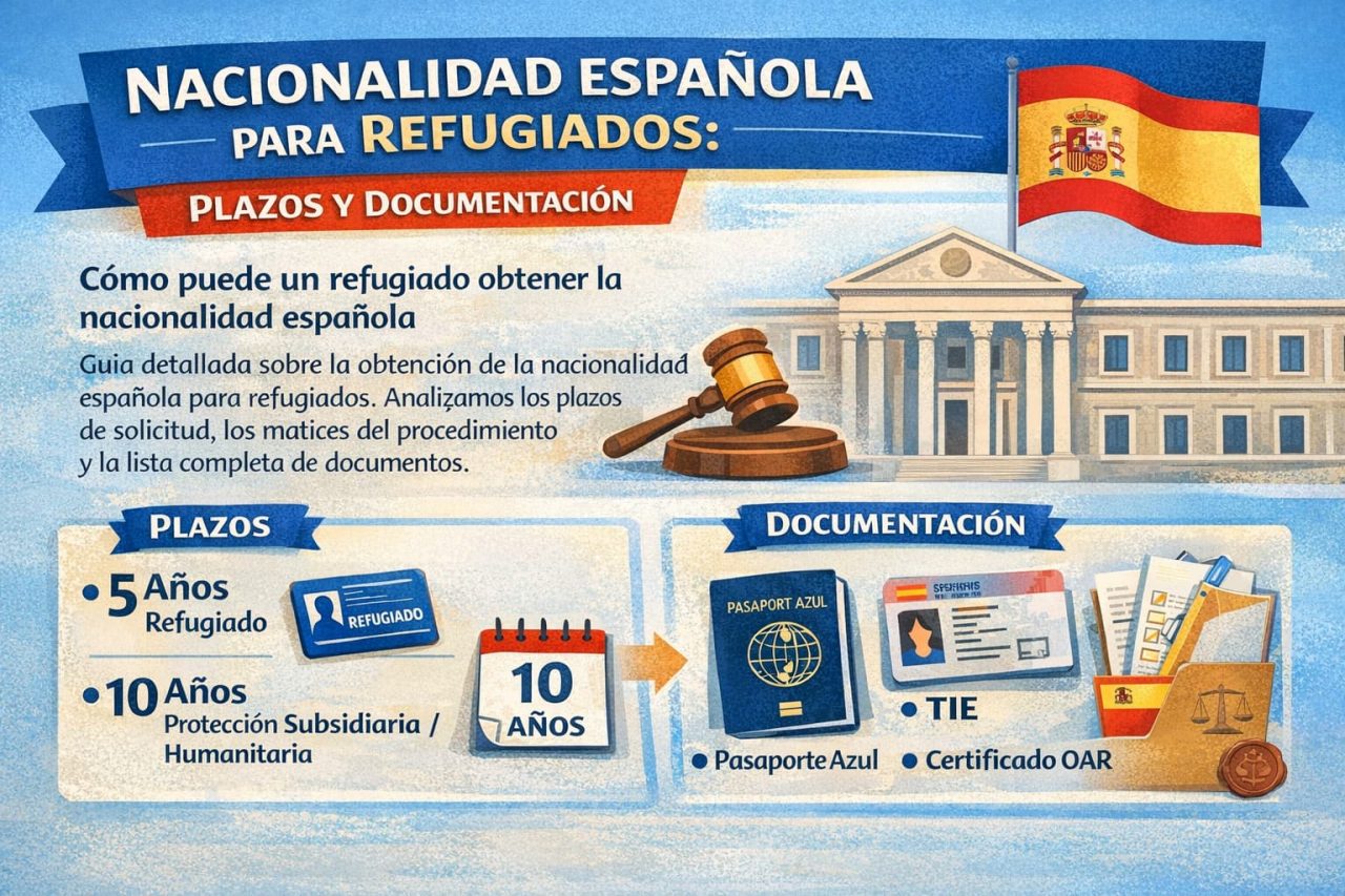 Cómo puede un refugiado obtener la nacionalidad española