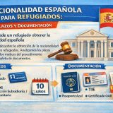Cómo puede un refugiado obtener la nacionalidad española