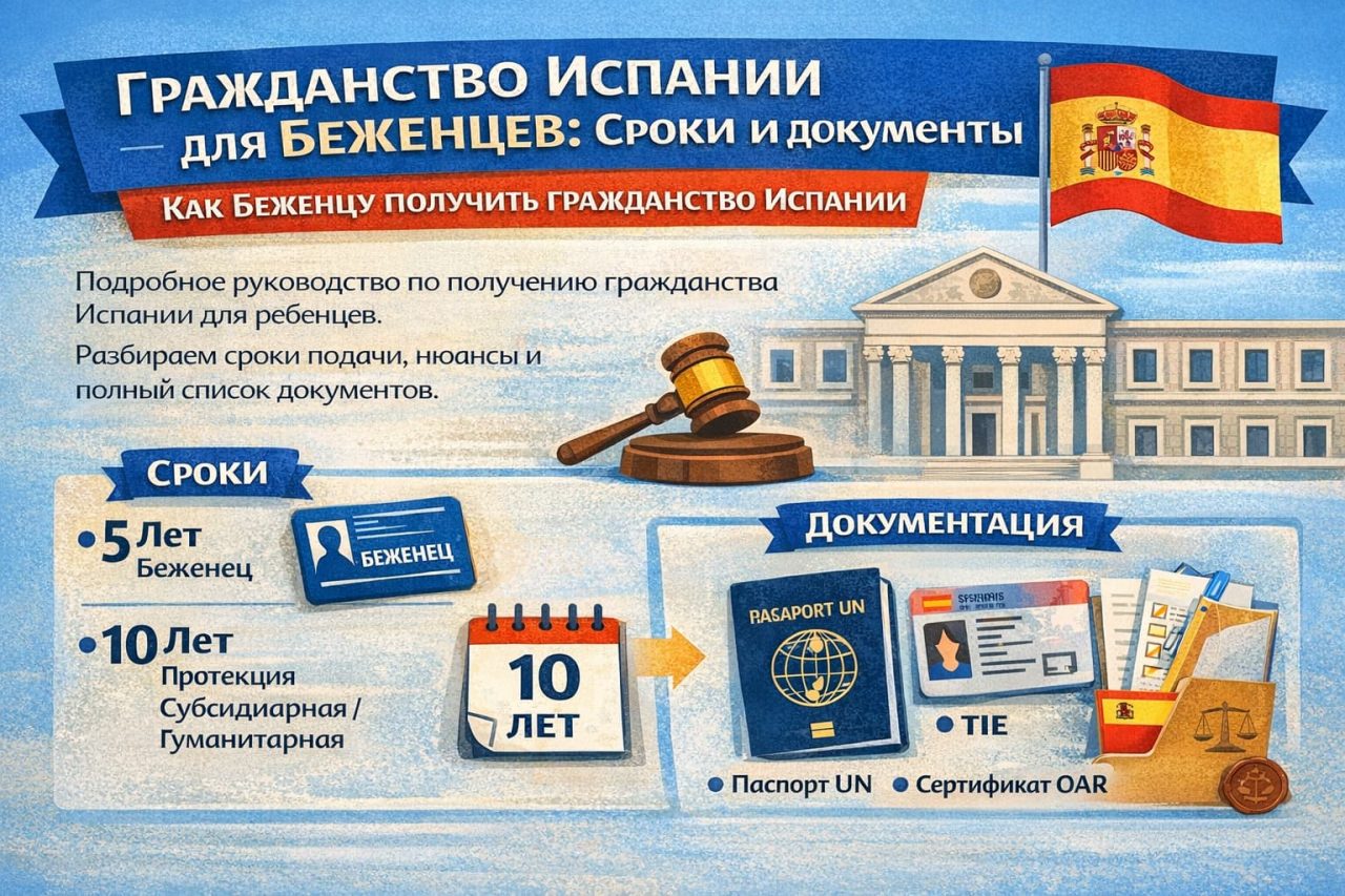 Як біженцю отримати громадянство Іспанії