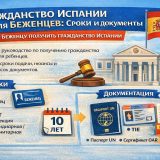 Как беженцу получить гражданство Испании