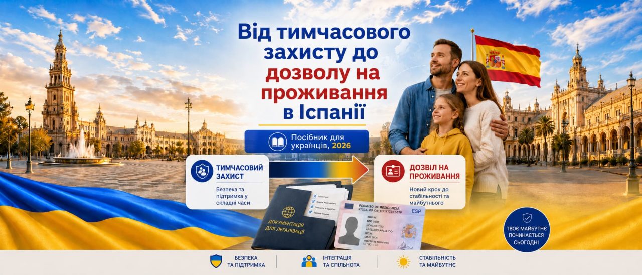 Як українцям перейти з тимчасового захисту на ВНЖ в Іспанії у 2026 році