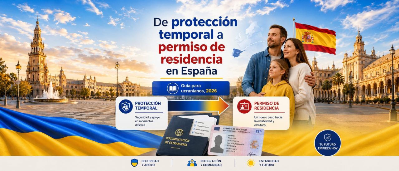 Cómo pueden los ucranianos pasar de la protección temporal a un permiso de residencia en España en 2026