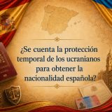 Si la protección temporal de los ucranianos cuenta como residencia legal para obtener la nacionalidad española