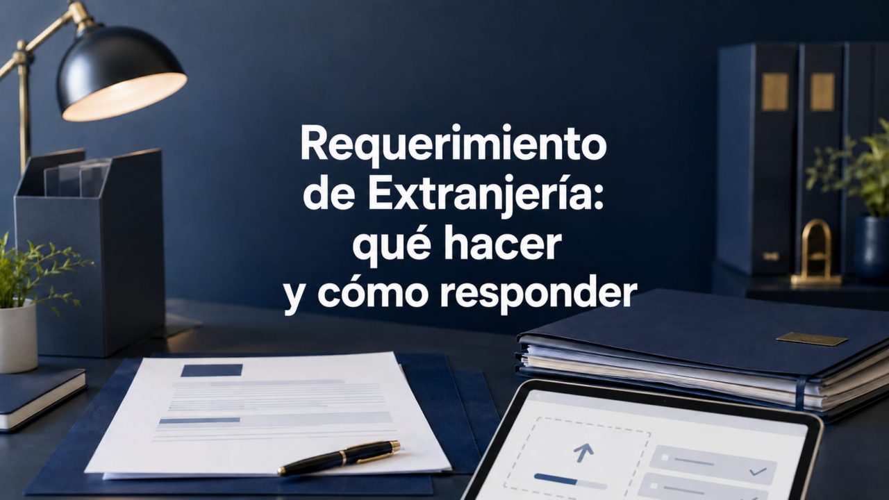 Requerimiento de Extranjería: qué documentación solicitan, qué plazo conceden y cómo responder